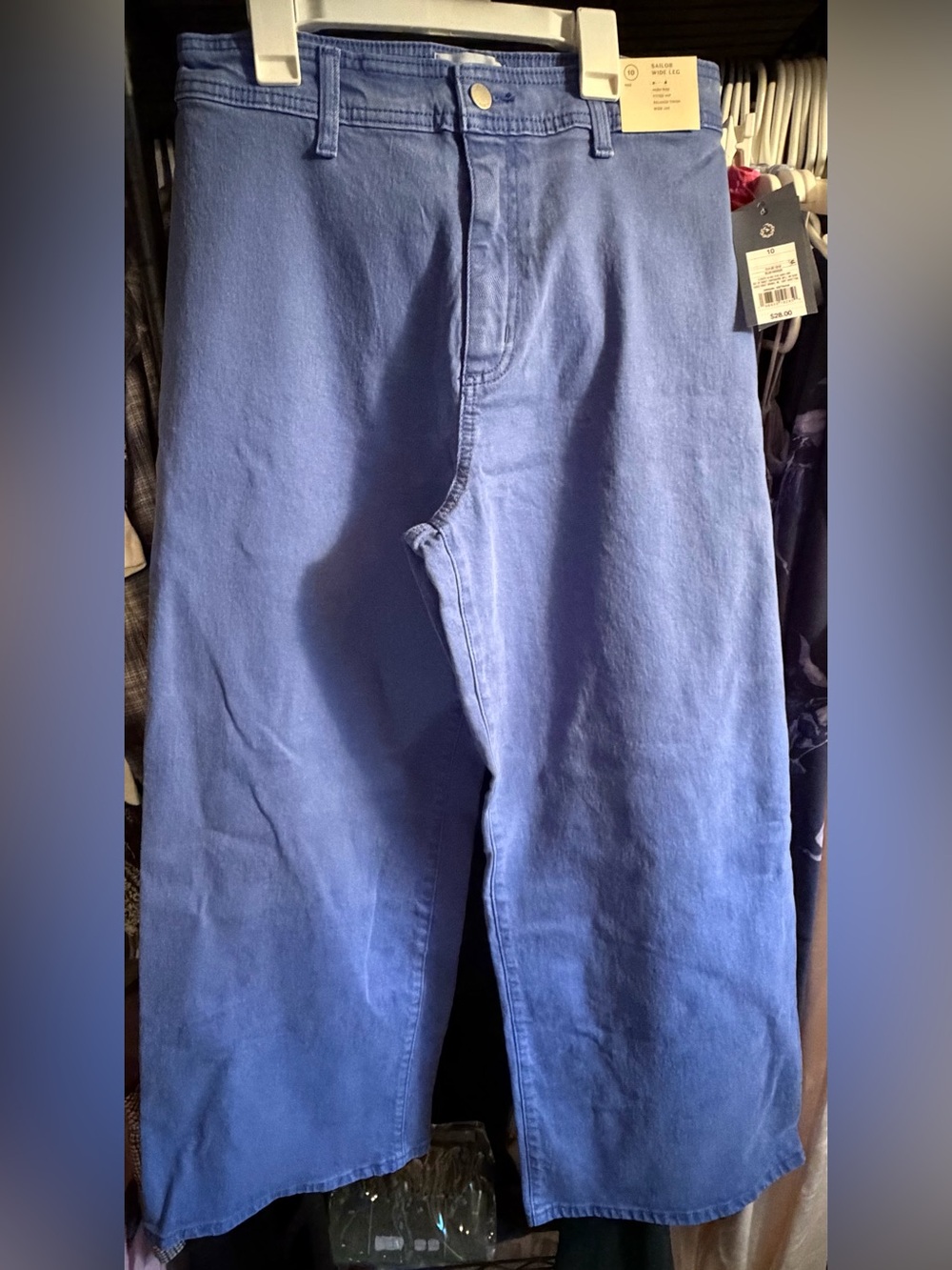 Women’s Sailor Wide Leg High Rise Jeans Size 10 NWT